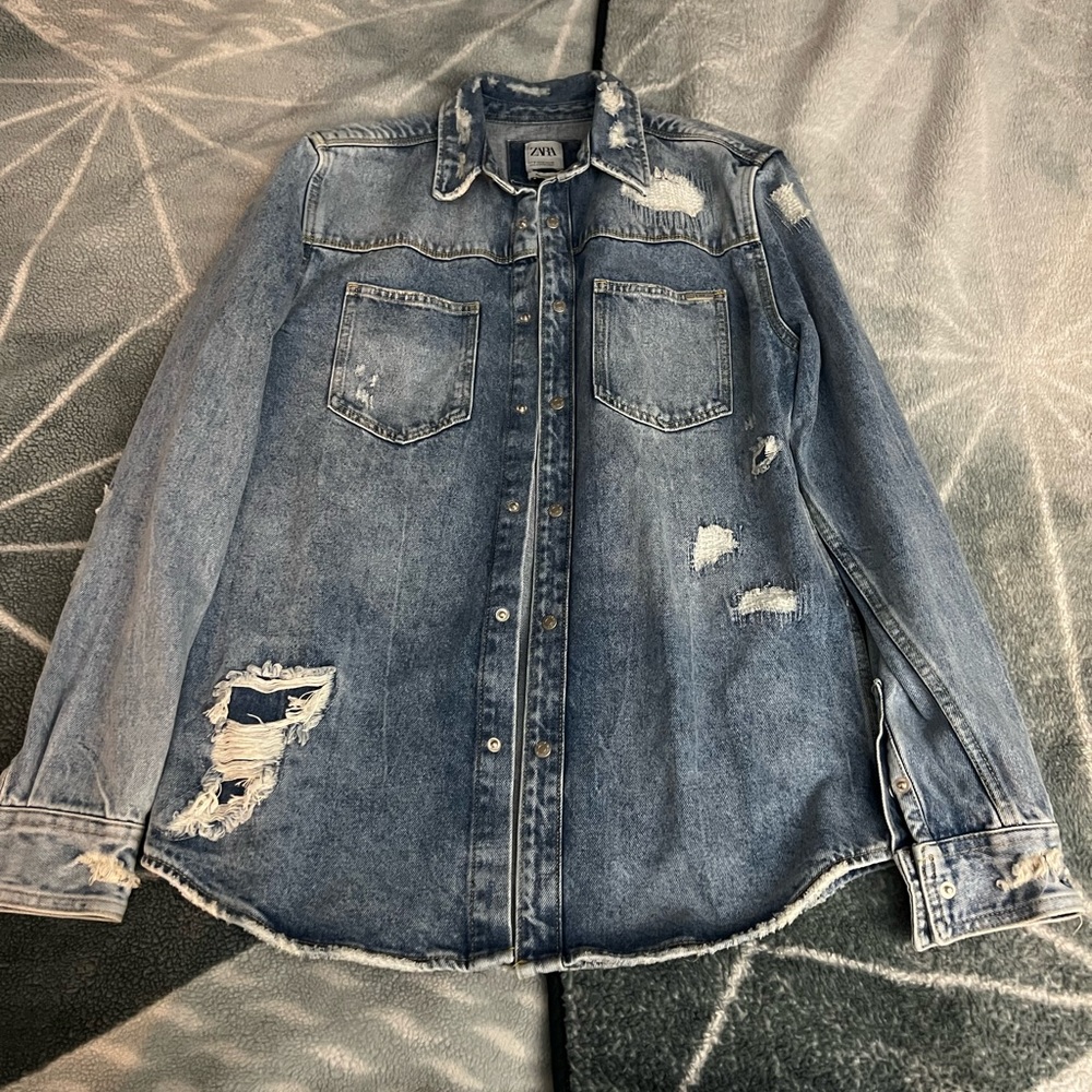 Zara Jeans Shirt Men